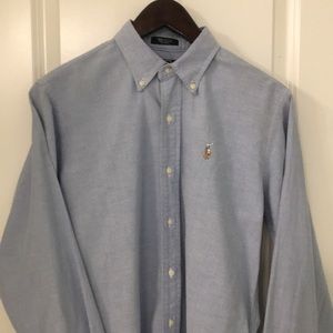 Boys polo  Ralph Lauren blue buttondown size 20